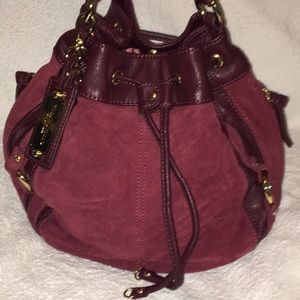 AUTHENTIC Tignanello suede hobo style!